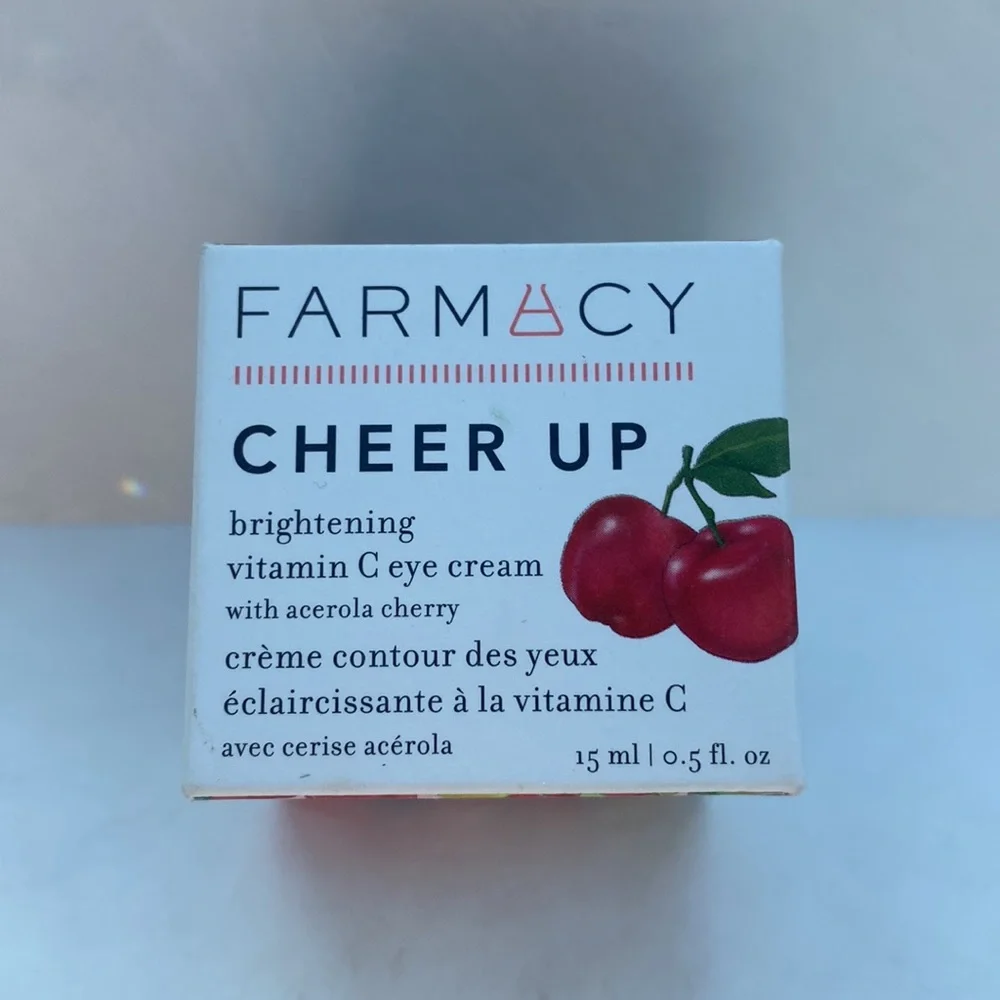 FARMACY Cheer Up Brightening Vitamin C Eye Cream w/ Acerola Cherry 0.5oz $45 NIB